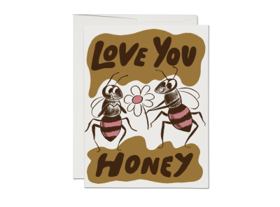 Love You Honey card|Red Cap Cards