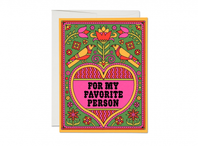Favorite Person|Red Cap Cards