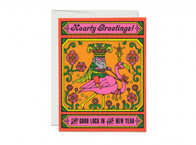 Hearty Greetings Holiday|Red Cap Cards