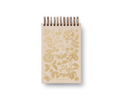 English Rose Desktop Spiral Notepad|Rifle Paper