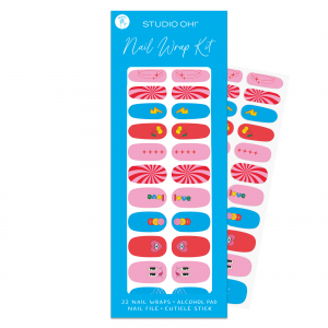 Retro Vibes Mani Nail Wrap Kit|Studio Oh!