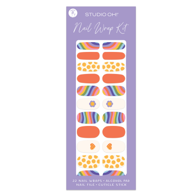Rainbowlicious Mani Nail Wrap Kit|Studio Oh