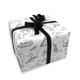 New Yorker Dogs Pack Giftwrap - 2 sheets folded|Nelson Line