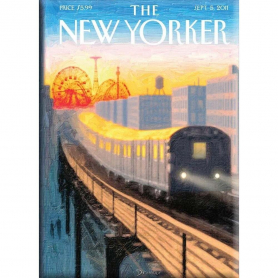 Coney Island Train - Nyer Hard Magnet|Nelson Line
