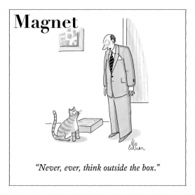 Never, Ever Think - Nyer Magnet|Nelson Line