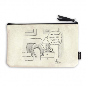 Yoga In 20 Minutes - 6.75" X 10" Zipper Pouch|Nelson Line