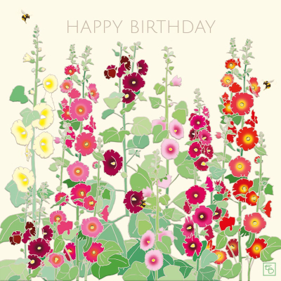 Hollyhocks Birthday