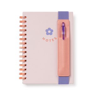 Pretty Posy Notes Oliver Notebook with Pen Pocket|Studio Oh