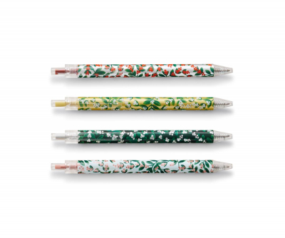 Mistletoe Metallic Gel Pen Set of 4|Rifle Paper