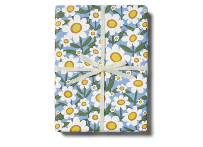 Seventies Daisy wrap|Red Cap Cards