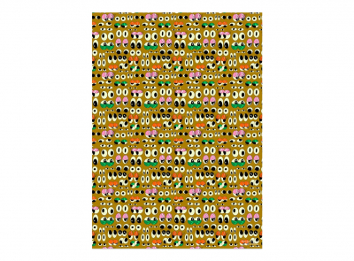 Eyeballs wrap roll- 3 sheets|Red Cap Cards