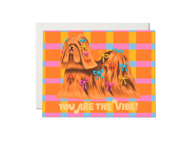 Puppy Vibe|Red Cap Cards