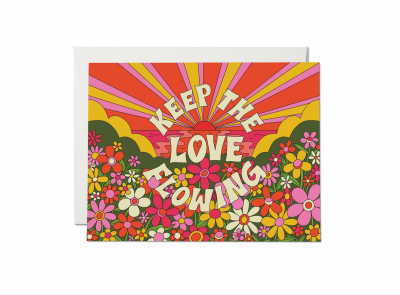 Keep The Love Flowing|Red Cap Cards