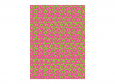 ROLL WRAP Neon Doves Holiday|Red Cap Cards