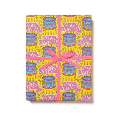 Cake and Confetti SPOT wrap roll-3 sheets|Red Cap Cards