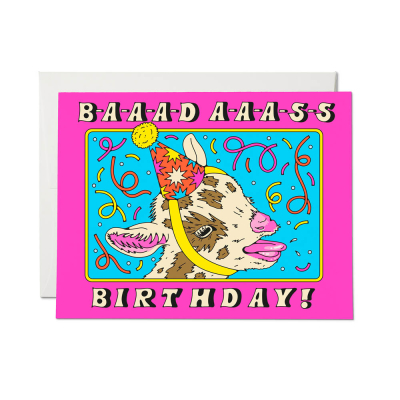 Bad Ass Birthday SPOT card|Red Cap Cards