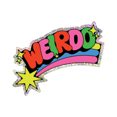 Weirdo sticker|Red Cap Cards
