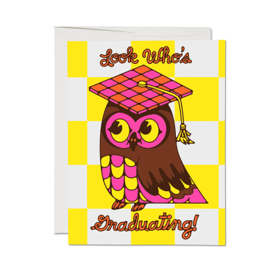 Look Who SPOT Graduation Card|Red Cap Cards