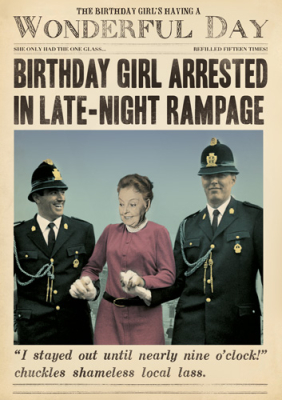 Birthday Girl Late Night Rampage