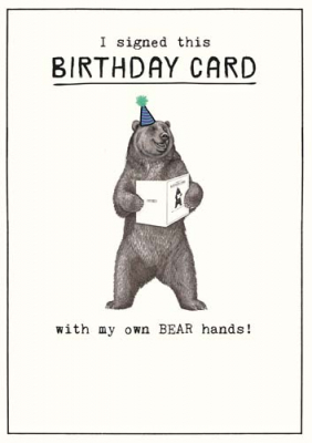 Bear Hands Birthday