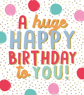 Huge Happy Birthday Dots