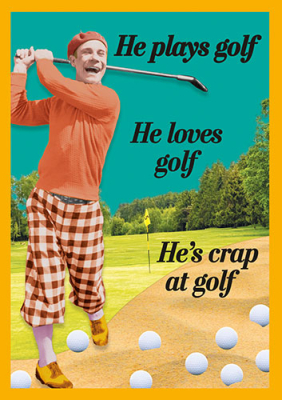 He Plays Golf
