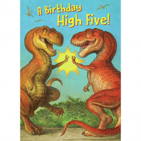Dinosaur Birthday High Five