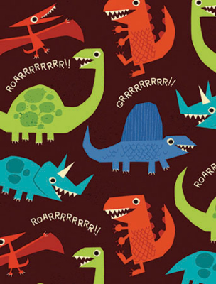 ENCLOSURE Dinosaur Pattern