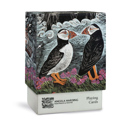 PLAYING CARDS Fair Isle Puffins