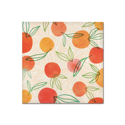 Orange Whimsy Lunch Napkin|Studio Oh