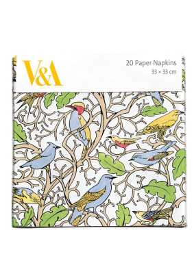 PAPER NAPKIN Voysey Birds