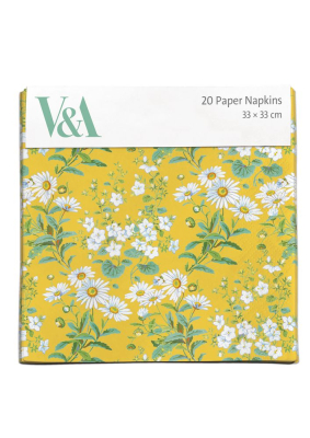 PAPER NAPKIN Yellow Daisies