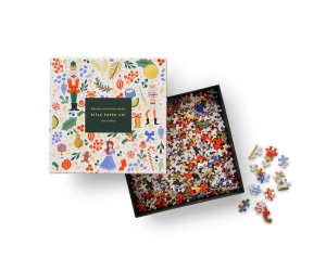 Nutcracker Sweets Stocking Jigsaw Puzzle-500 pcs|Rifle Paper