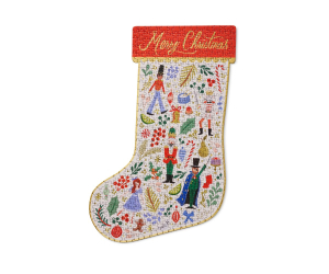 Nutcracker Sweets Stocking Jigsaw Puzzle-500 pcs|Rifle Paper