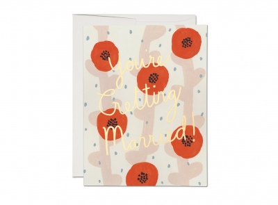 Wedding Poppies|Red Cap Cards