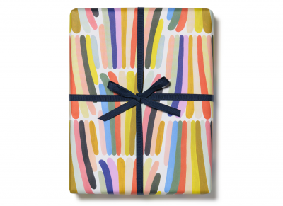 Rainbow Stripes wrap roll - 3 sheets|Red Cap Cards