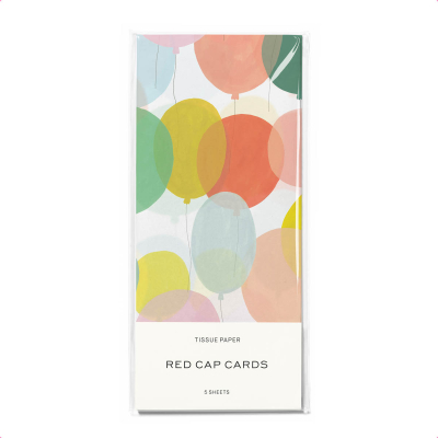 Birthday Balloons Tissue paper|Red Cap Cards