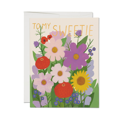 To My Sweetie FOIL Love card|Red Cap Cards