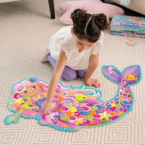 Mermaid Floor Puzzle -41 pieces|Peaceable Kingdom