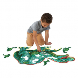 Floor Puzzle: Shiny Dinosaur|Peaceable Kingdom