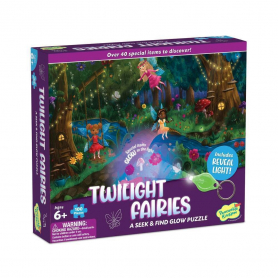 Seek & Find Glow Puzzle: Twilight Fairies|Peaceable Kingdom