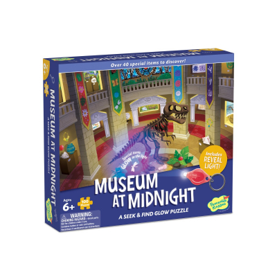 SF Glow Puzzle: Museum At Midnight|Peaceable Kingdom