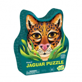 Shaped Puzzle: Jaguar|Peaceable Kingdom