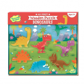 My First Wooden Puzzle: Dinosaurs|Peaceable Kingdom
