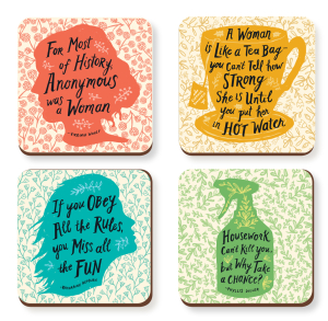 Feisty Feminine - Quip Boxed Set Of 4 Coasters|Nelson Line