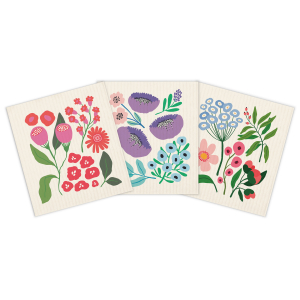 Botanical Bliss Do-It-All Dishcloths|Studio Oh!