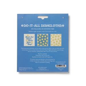 Don't Let It Ruin Your Day Do-It-All Dishcloths|Studio Oh!