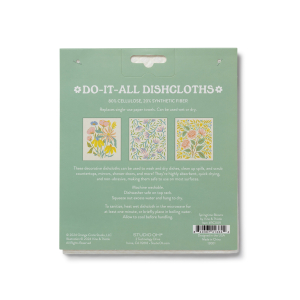 Springtime Blooms Do-It-All Dishcloths|Studio Oh!