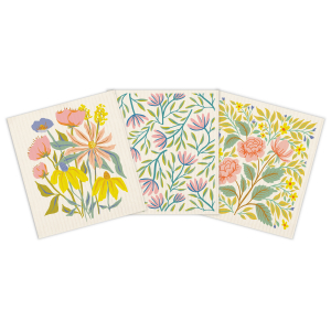 Springtime Blooms Do-It-All Dishcloths|Studio Oh!