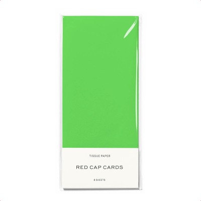 Neon Green Spot Tissue paper|Red Cap Cards